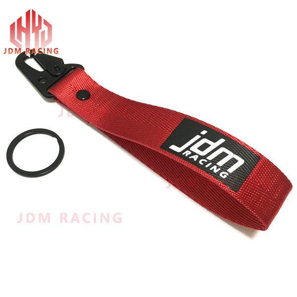 jdm racing hanging strap key rope with clip buckle quick release key chain red/black tow straps material pendant keychain
jdm racing hanging strap key rope with clip buckle quick release key chain red/black tow straps material pendant keychain