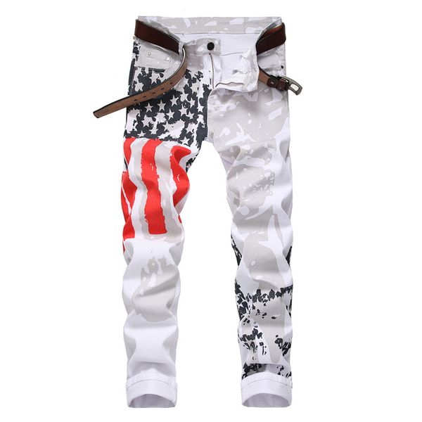 mens denim jeans pants print graffiti painted slim fit white jeans homme 2019 fashion stylish cool men hip hop rock street wear, Blue
mens denim jeans pants print graffiti painted slim fit white jeans homme 2019 fashion stylish cool men hip hop rock street wear, Blue