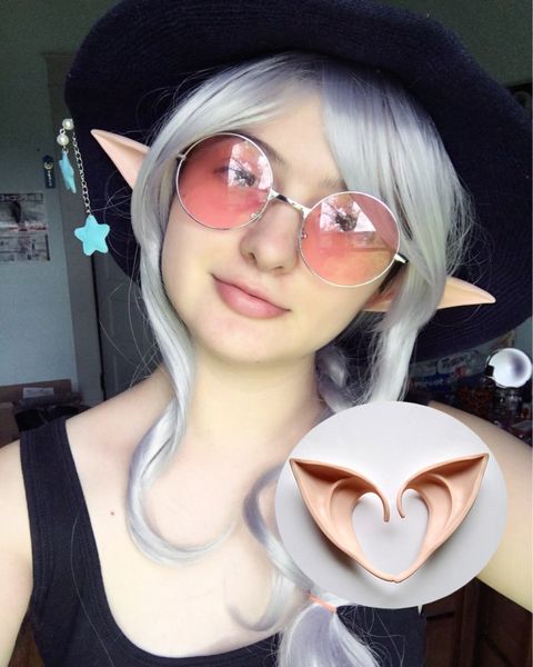 1 pair mysterious angel elf ears fairy cosplay accessories larp halloween party latex soft pointed prosthetic false ears
1 pair mysterious angel elf ears fairy cosplay accessories larp halloween party latex soft pointed prosthetic false ears