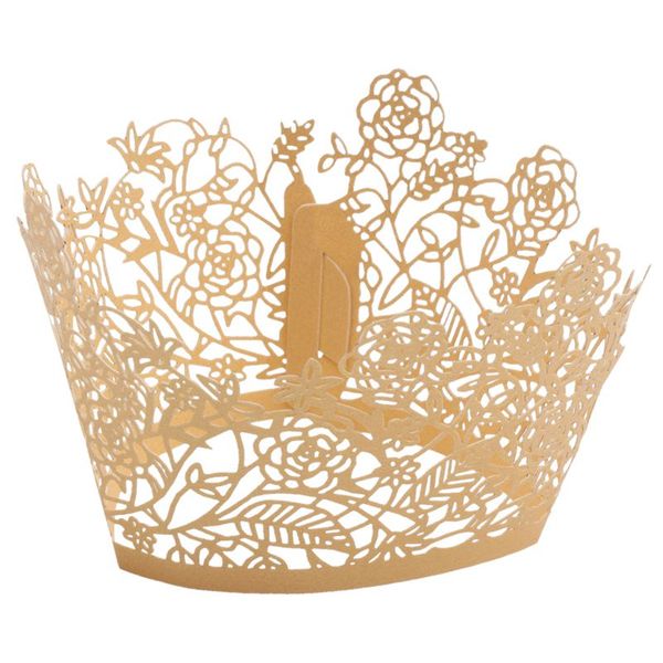 100pcs lace hollow cupcake liners bake cake paper cups for cake decoration supplies kit(gold rose,15 x 5cm
100pcs lace hollow cupcake liners bake cake paper cups for cake decoration supplies kit(gold rose,15 x 5cm