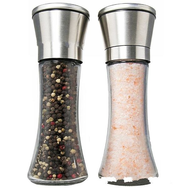 salt pepper mills coffee grinder stainless steel abrader manual peppers grinding bottle kitchen tool
salt pepper mills coffee grinder stainless steel abrader manual peppers grinding bottle kitchen tool