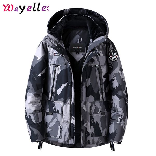 white duck down coat men camouflage down jacket streetwear winter men hooded thicken warm duck jacket coat winter, Black
white duck down coat men camouflage down jacket streetwear winter men hooded thicken warm duck jacket coat winter, Black