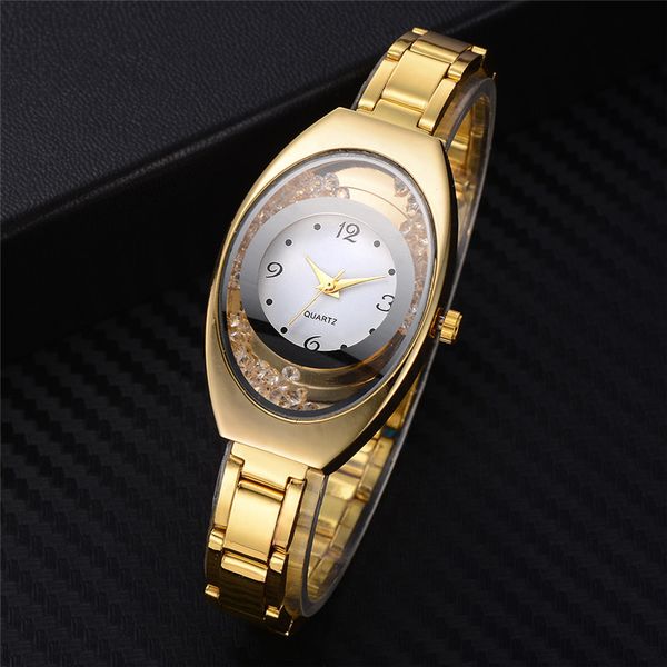 watch women metal bracelet quartz temperament bracelet gold crystal diamond gold watches zegarek damski a3, Slivery;brown
watch women metal bracelet quartz temperament bracelet gold crystal diamond gold watches zegarek damski a3, Slivery;brown