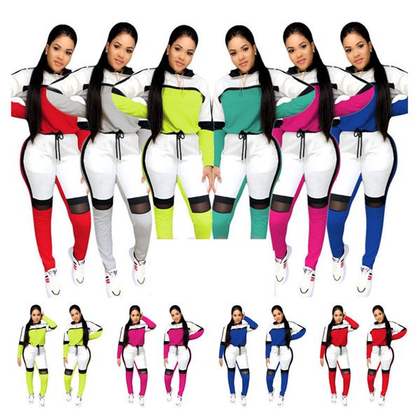 2020 spring women tracksuits fashion mesh patchwork hoodie pants casual two-piece suit multicolor long sleeve jogger sport suit d21901, Gray
2020 spring women tracksuits fashion mesh patchwork hoodie pants casual two-piece suit multicolor long sleeve jogger sport suit d21901, Gray