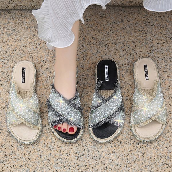 low shoes slippers flat slides slipers women soft 2020 rubber fashion pu bling bonded leather basic shoes, Black
low shoes slippers flat slides slipers women soft 2020 rubber fashion pu bling bonded leather basic shoes, Black