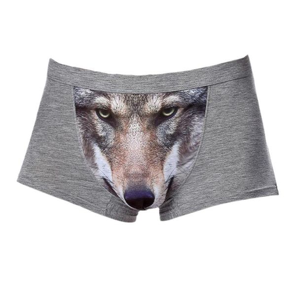 missky men boxers underwear unique wolf head printing breathable boxers ultrathin short pants, Black;white
missky men boxers underwear unique wolf head printing breathable boxers ultrathin short pants, Black;white