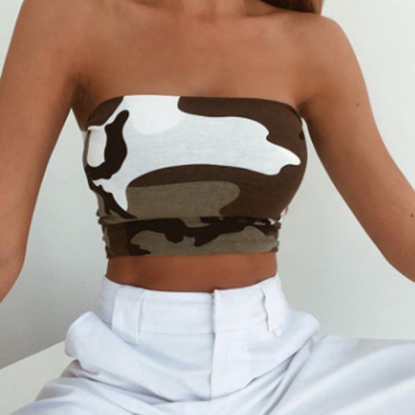 summer crop women strapless boob tube ladies stretch bandeau bra crop fashion party shirt camouflage printed, White
summer crop women strapless boob tube ladies stretch bandeau bra crop fashion party shirt camouflage printed, White