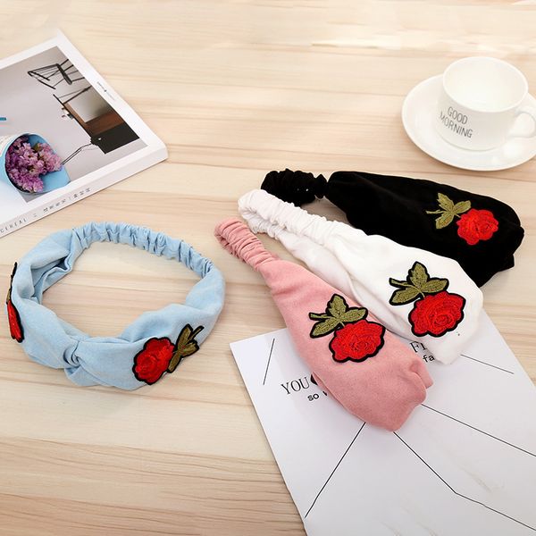 fashion women headband vintage embroidered cross knot elastic hair bands soft solid girls hairband hair accessories, Silver
fashion women headband vintage embroidered cross knot elastic hair bands soft solid girls hairband hair accessories, Silver