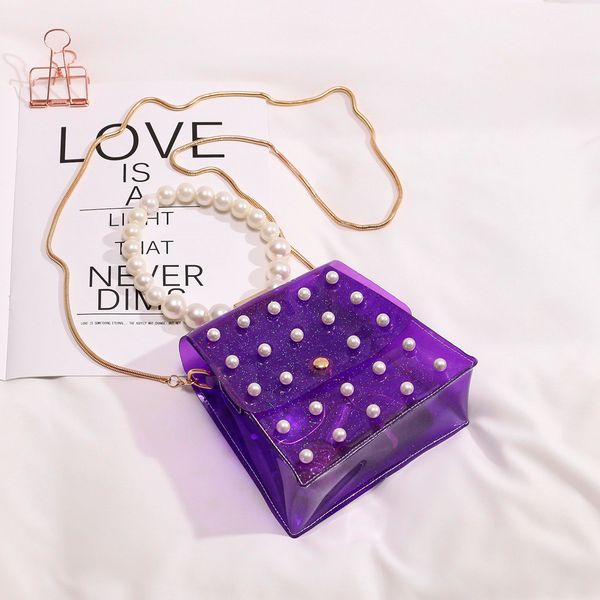 мода девушки женщины pearl цепи jelly clear bag дизайн сумки crossbody сумки водонепроницаемый прозрачный посланника сумка # h25
мода девушки женщины pearl цепи jelly clear bag дизайн сумки crossbody сумки водонепроницаемый прозрачный посланника сумка # h25