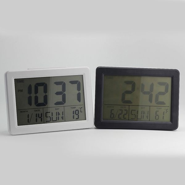 alarm clock bedside electronic clock battery operated