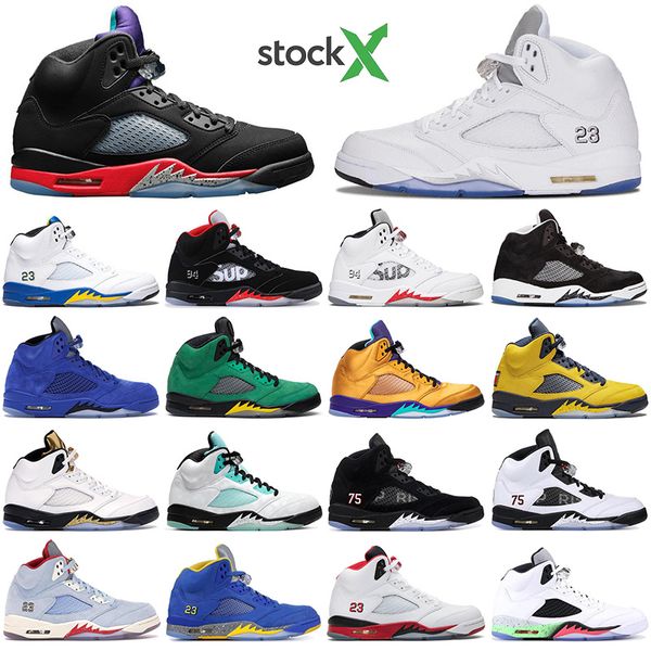 with socks jumpman 5 5s fire red michigan mens basketball shoes black grape fresh prince black satin bred citrus sports sneaker trainer, White;red
with socks jumpman 5 5s fire red michigan mens basketball shoes black grape fresh prince black satin bred citrus sports sneaker trainer, White;red