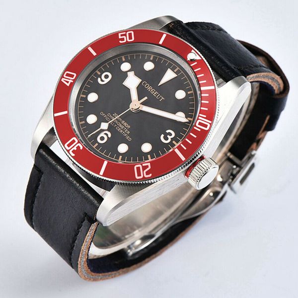 corgeut 41mm watches men red bezel sapphire crystal luminous miyota82 /seagull automatic mens mechanical wristwatches 316l ss, Slivery;brown
corgeut 41mm watches men red bezel sapphire crystal luminous miyota82 /seagull automatic mens mechanical wristwatches 316l ss, Slivery;brown