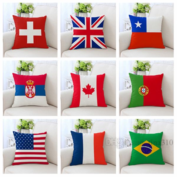 45*45cm flag cushion pillow case the single side printing bedding sofa sofa pillow case cover world home decoration t2i5060
45*45cm flag cushion pillow case the single side printing bedding sofa sofa pillow case cover world home decoration t2i5060