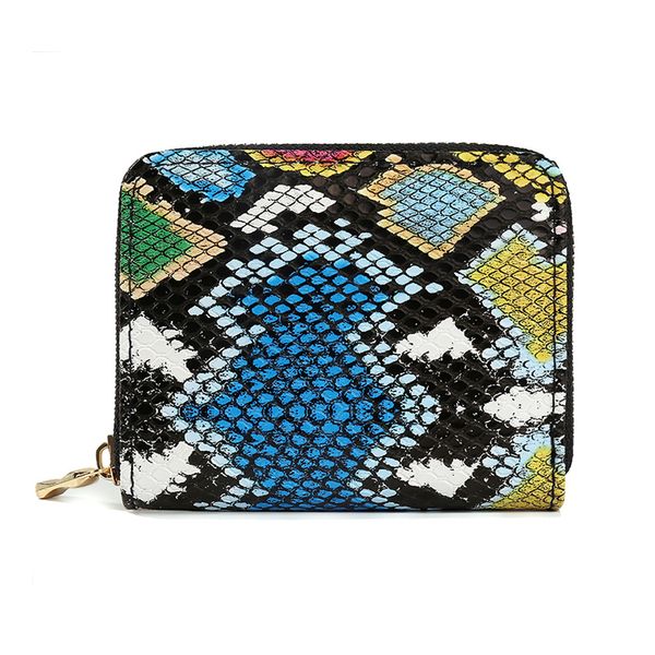snake pattern women's coin purse short color fashion wallet multi-card creative personality girl zipper small wallet, White
snake pattern women's coin purse short color fashion wallet multi-card creative personality girl zipper small wallet, White
