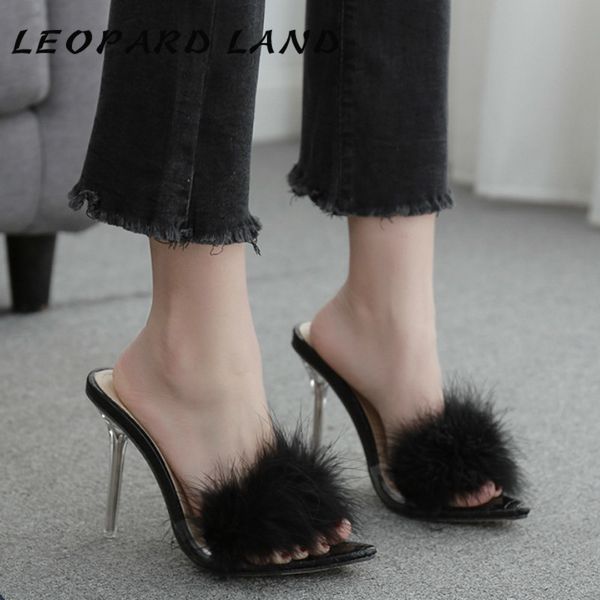 leopard land 2020 summer pointed hairy shallow mouth women's shoes crystal with large size high-heeled women's sandals zl, Black
leopard land 2020 summer pointed hairy shallow mouth women's shoes crystal with large size high-heeled women's sandals zl, Black