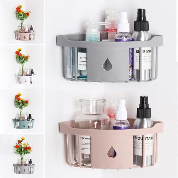 1pc strong paste wall mounted bathroom storage rack plastic storage shelf adhesive cosmetic toiletries holder home accessories
1pc strong paste wall mounted bathroom storage rack plastic storage shelf adhesive cosmetic toiletries holder home accessories