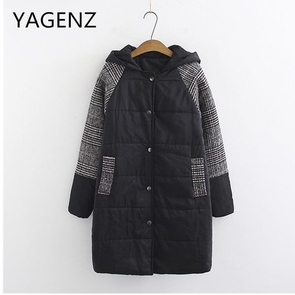 large size women winter cotton hooded jacket coat fashion loose warm plaid medium long outerwear casual female basic jacket 4xl, Black
large size women winter cotton hooded jacket coat fashion loose warm plaid medium long outerwear casual female basic jacket 4xl, Black