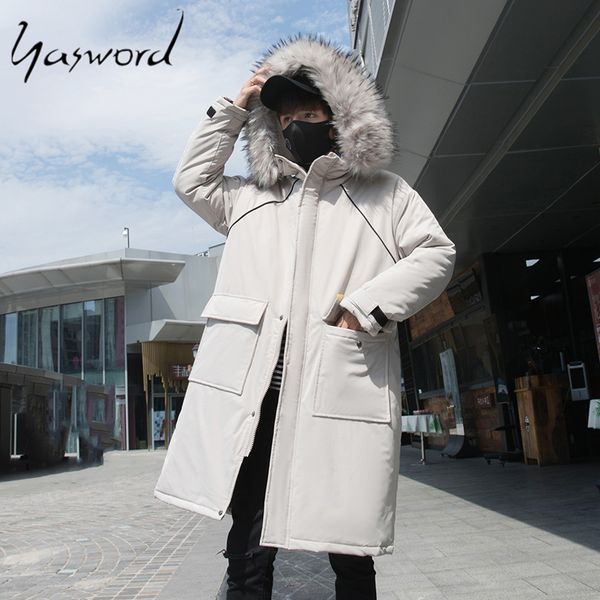 yasword men thick coat parka heavy jackets hooded outwear cotton padded man clothes, Black
yasword men thick coat parka heavy jackets hooded outwear cotton padded man clothes, Black