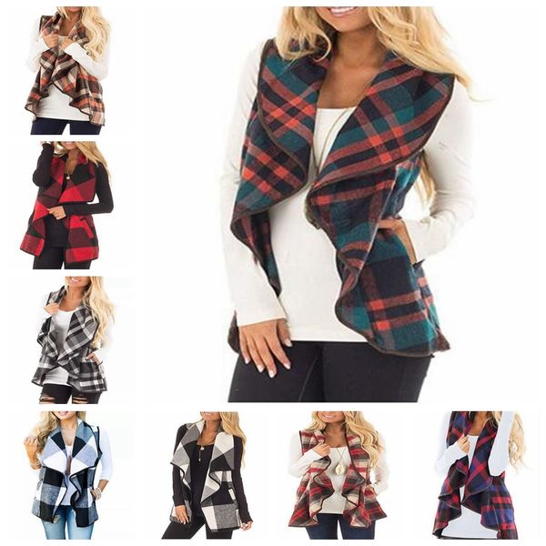 plaid waistcoats women check cardigan grid sleeveless vests printed coats shirt lapel fashion casual pocket jackets blouses d6789, Camo
plaid waistcoats women check cardigan grid sleeveless vests printed coats shirt lapel fashion casual pocket jackets blouses d6789, Camo