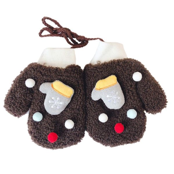 kids children gloves cartoon christmas elk cashmere baby boys girls warm mittens, White
kids children gloves cartoon christmas elk cashmere baby boys girls warm mittens, White