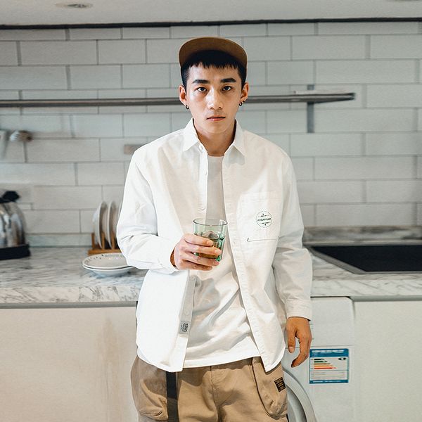 white casual shirt men vintage loose casual long sleeve shirts japanese style mens shirts autumn trendy men wear 50cs, White;black
white casual shirt men vintage loose casual long sleeve shirts japanese style mens shirts autumn trendy men wear 50cs, White;black