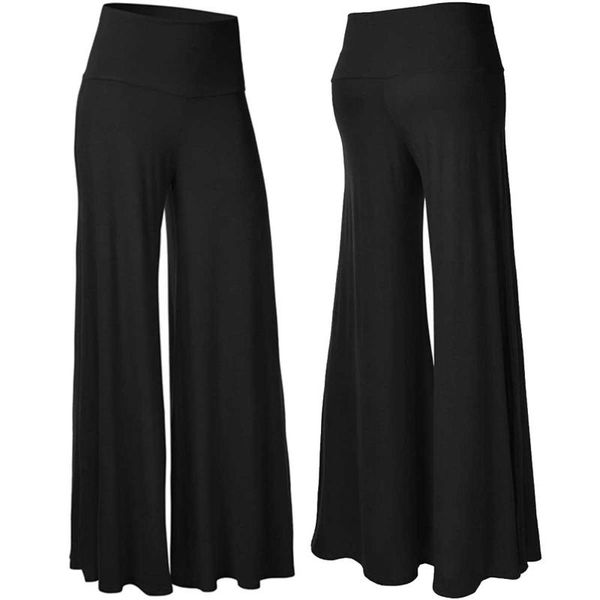 elegant women comfy chic elastic high waist black wide legs pants plain solid color casual long flare trousers, Black;white
elegant women comfy chic elastic high waist black wide legs pants plain solid color casual long flare trousers, Black;white
