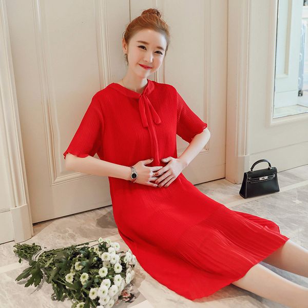 pregnant women midi chiffon dress red grey rise summer pregnancy clothes loose plus size maternity dresses, White
pregnant women midi chiffon dress red grey rise summer pregnancy clothes loose plus size maternity dresses, White