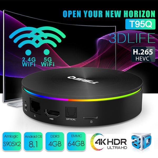 Android tv box t95q 905x2 android 8 1 4 32 64gb tv box upport mart tv dual wifi bluetooth
Android tv box t95q 905x2 android 8 1 4 32 64gb tv box upport mart tv dual wifi bluetooth