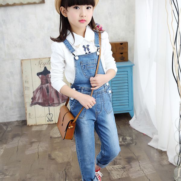 spring autumn girls overalls for big kids denim pants girls jeans kids denim jumpsuit bib pants for girl baby boy clothes 4-12y, Blue
spring autumn girls overalls for big kids denim pants girls jeans kids denim jumpsuit bib pants for girl baby boy clothes 4-12y, Blue