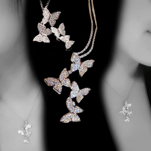 new fashion butterfly pendant necklace for women silver color chains clavicle chain elegant charm jewelry gifts
new fashion butterfly pendant necklace for women silver color chains clavicle chain elegant charm jewelry gifts