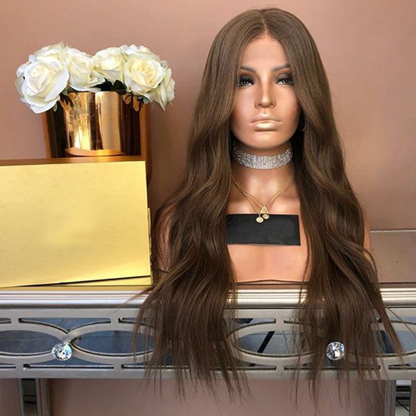360 lace frontal wigs brown natural wave laces front human hair wig middle part glueless brazilian remy preplucked with baby hairs around, Black
360 lace frontal wigs brown natural wave laces front human hair wig middle part glueless brazilian remy preplucked with baby hairs around, Black