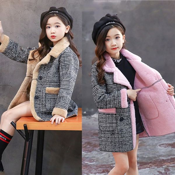 autumn winter girls hairy coat fashion design long coat for girls kids outerwear grid pattern 4 to 12 years old, Blue;gray
autumn winter girls hairy coat fashion design long coat for girls kids outerwear grid pattern 4 to 12 years old, Blue;gray