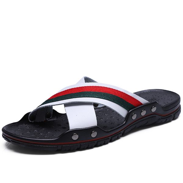 47 48 2020 summer men slippers genuine leather cross strap beach water shoes men slippers big size:38-48 46, Black
47 48 2020 summer men slippers genuine leather cross strap beach water shoes men slippers big size:38-48 46, Black