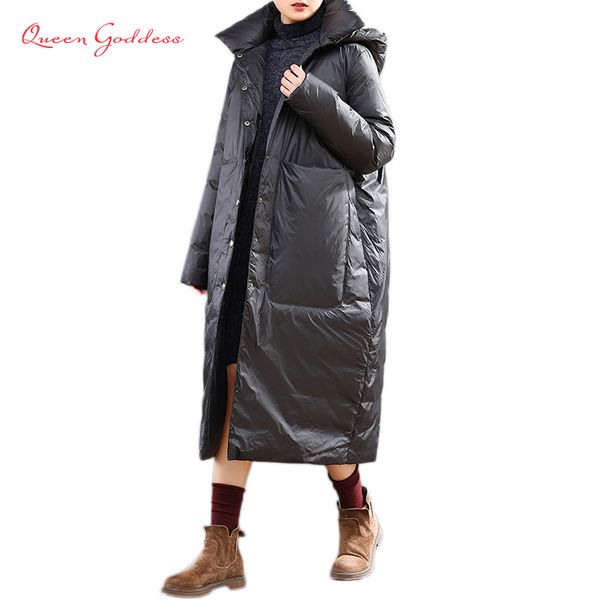 women's down & parkas 2021 arrival fashion longer plus size 90%white duck jacket womens winter warm with hooded big pocket, Black
women's down & parkas 2021 arrival fashion longer plus size 90%white duck jacket womens winter warm with hooded big pocket, Black
