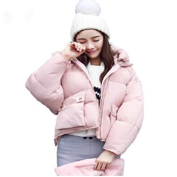 winter fashion women jackets short design cute cotton padded pink coats causual warm hoodies loose padded parkas casaco feminino, Black
winter fashion women jackets short design cute cotton padded pink coats causual warm hoodies loose padded parkas casaco feminino, Black