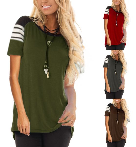 европейские и американские sexy футболка с коротким рукавом рубашки женской одежды повседневная смесь с коротким рукавом платье, White 
европейские и американские sexy футболка с коротким рукавом рубашки женской одежды повседневная смесь с коротким рукавом платье, White