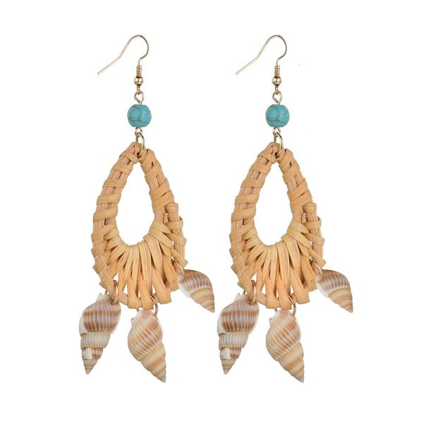 mori manual weave natural bamboo weaving earrings the wind song stone sea shell pendeloque cut earring woman, Golden
mori manual weave natural bamboo weaving earrings the wind song stone sea shell pendeloque cut earring woman, Golden