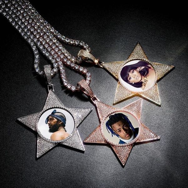 star shape custom p frame memory medallions pendants necklace for men hip hop bling iced out rapper jewelry, Silver
star shape custom p frame memory medallions pendants necklace for men hip hop bling iced out rapper jewelry, Silver