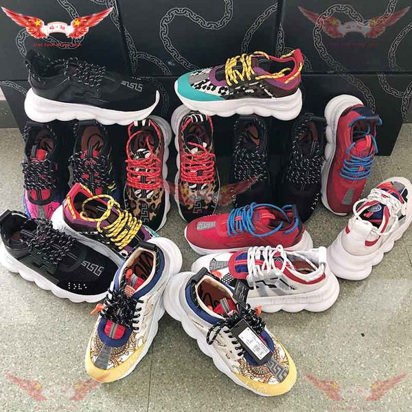 2019 new arrival all color chain reaction neaker luxury de igner neaker fa hion di trict hoe ize 35 46 dhl hipping
2019 new arrival all color chain reaction neaker luxury de igner neaker fa hion di trict hoe ize 35 46 dhl hipping