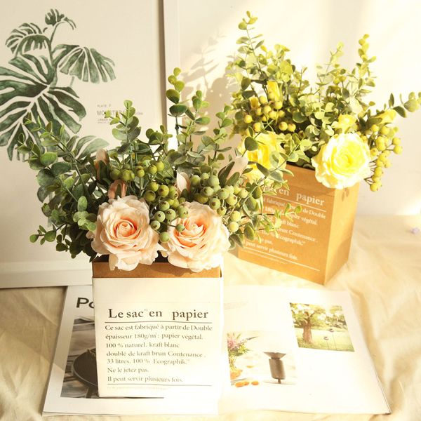 4.5cm 1pcs mida eucalyptus rose diy garden bush decorative fake flowers home decoration fake flower valentine's day present
4.5cm 1pcs mida eucalyptus rose diy garden bush decorative fake flowers home decoration fake flower valentine's day present