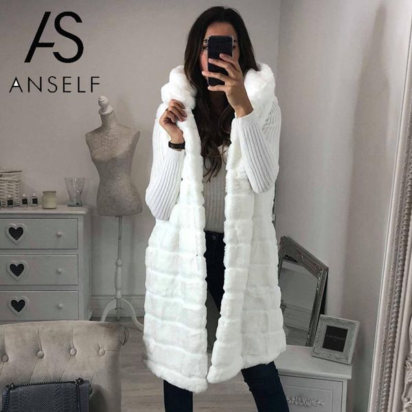 elegant fluffy vest women long fake fur jacket women solid color stripes hooded sleeveless faux fur coat casual waistcoat, Black;white
elegant fluffy vest women long fake fur jacket women solid color stripes hooded sleeveless faux fur coat casual waistcoat, Black;white