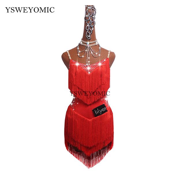 girls latin dress black white red salsa fringe skirt customized plus size competition latin dance dress for women, Black;red
girls latin dress black white red salsa fringe skirt customized plus size competition latin dance dress for women, Black;red