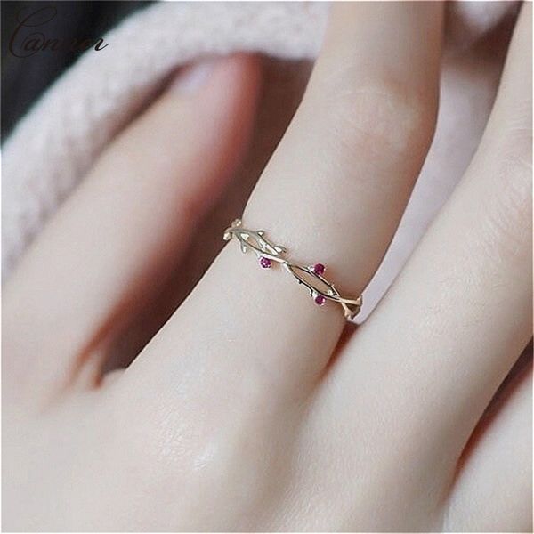 canner dainty zircon rose flower rings for women girls delicate thin finger ring gold silver color branch leaf ring jewelry q40, Slivery;golden
canner dainty zircon rose flower rings for women girls delicate thin finger ring gold silver color branch leaf ring jewelry q40, Slivery;golden