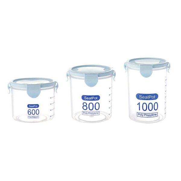 storage bottles & jars 3pc kitchen box sealing preservation plastic fresh pot container 600ml 800ml 1000 ml home tank case
storage bottles & jars 3pc kitchen box sealing preservation plastic fresh pot container 600ml 800ml 1000 ml home tank case