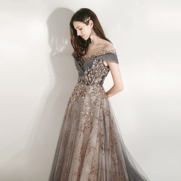 party dresses prom 2021 sheer neck short sleeves evening gowns lace up back shining sequins vestido de festa, White;black
party dresses prom 2021 sheer neck short sleeves evening gowns lace up back shining sequins vestido de festa, White;black