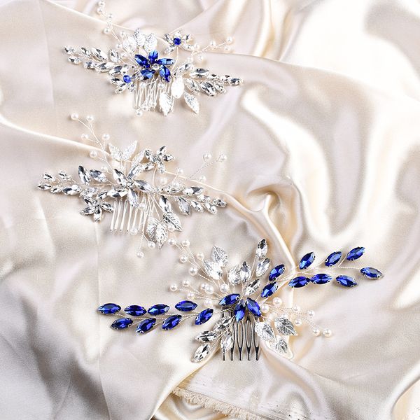 silver/blue color leaf hair combs accessories handmade women bridal hair ornament pearl wedding head decoration elegant tiara, Golden;white
silver/blue color leaf hair combs accessories handmade women bridal hair ornament pearl wedding head decoration elegant tiara, Golden;white