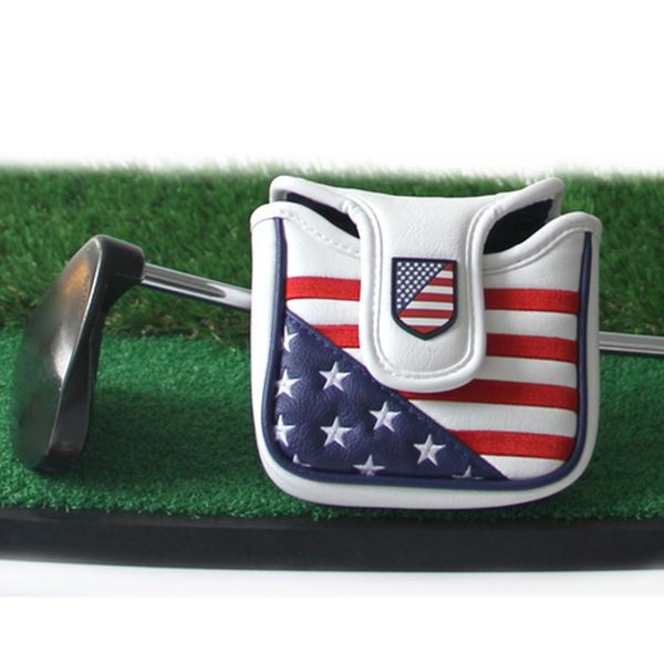 sqaure magnetic mallet golf putter cover headcover - usa flag embroidery - durable & long lasting
sqaure magnetic mallet golf putter cover headcover - usa flag embroidery - durable & long lasting