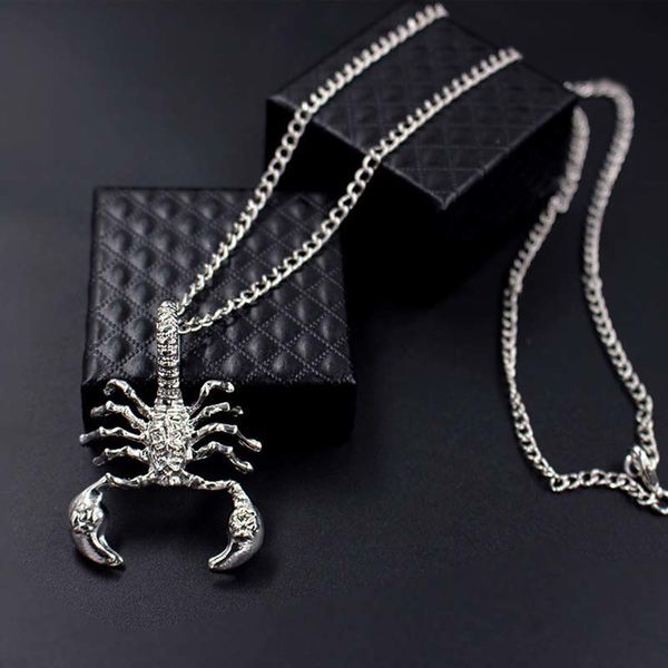 exquisite men necklaces scorpion king clavicle chain choker personalized jewelry pendant necklaces ornaments torque, Silver 
exquisite men necklaces scorpion king clavicle chain choker personalized jewelry pendant necklaces ornaments torque, Silver