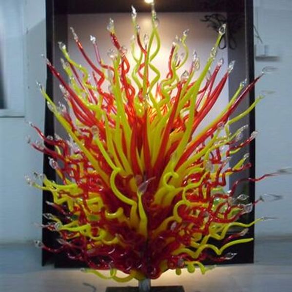 european hand blown floor lamps red and yellow sculpture for garden art decoration murano glass standing sculptures
european hand blown floor lamps red and yellow sculpture for garden art decoration murano glass standing sculptures