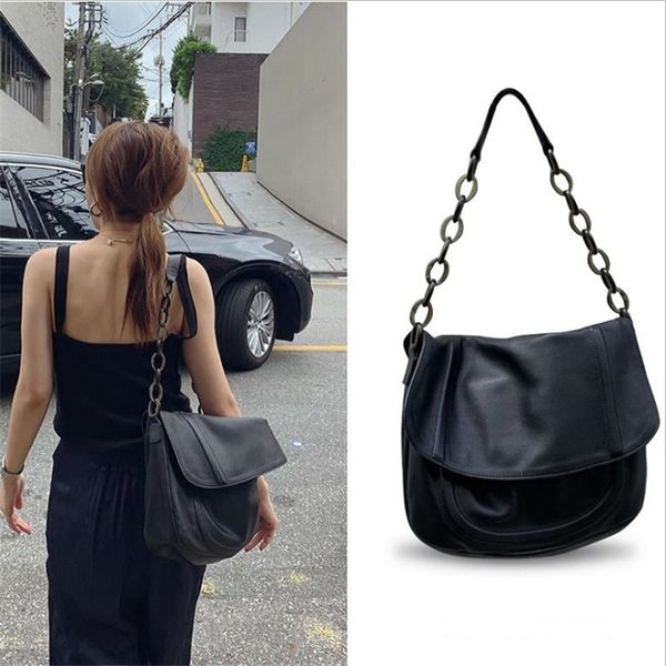 designer personality chain casual shoulder bag women 2019 new soft wild retro messenger bag
designer personality chain casual shoulder bag women 2019 new soft wild retro messenger bag